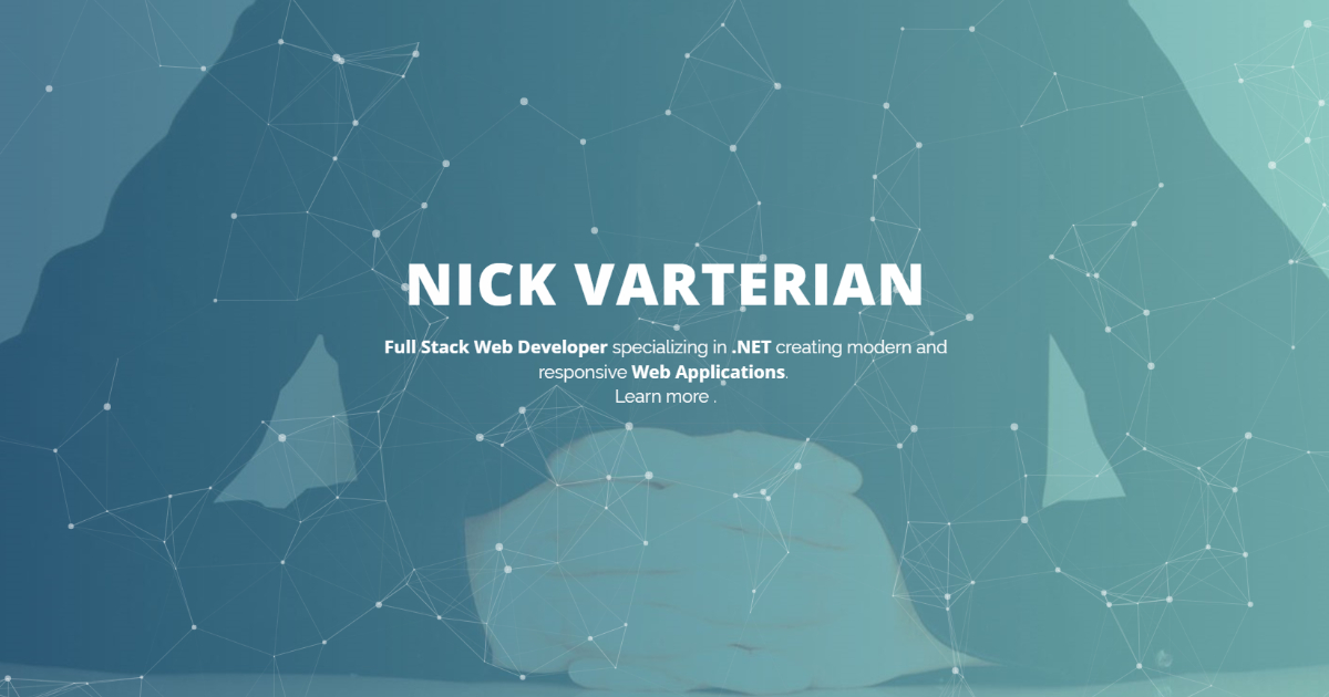 Nick Varterian | Full Stack Developer